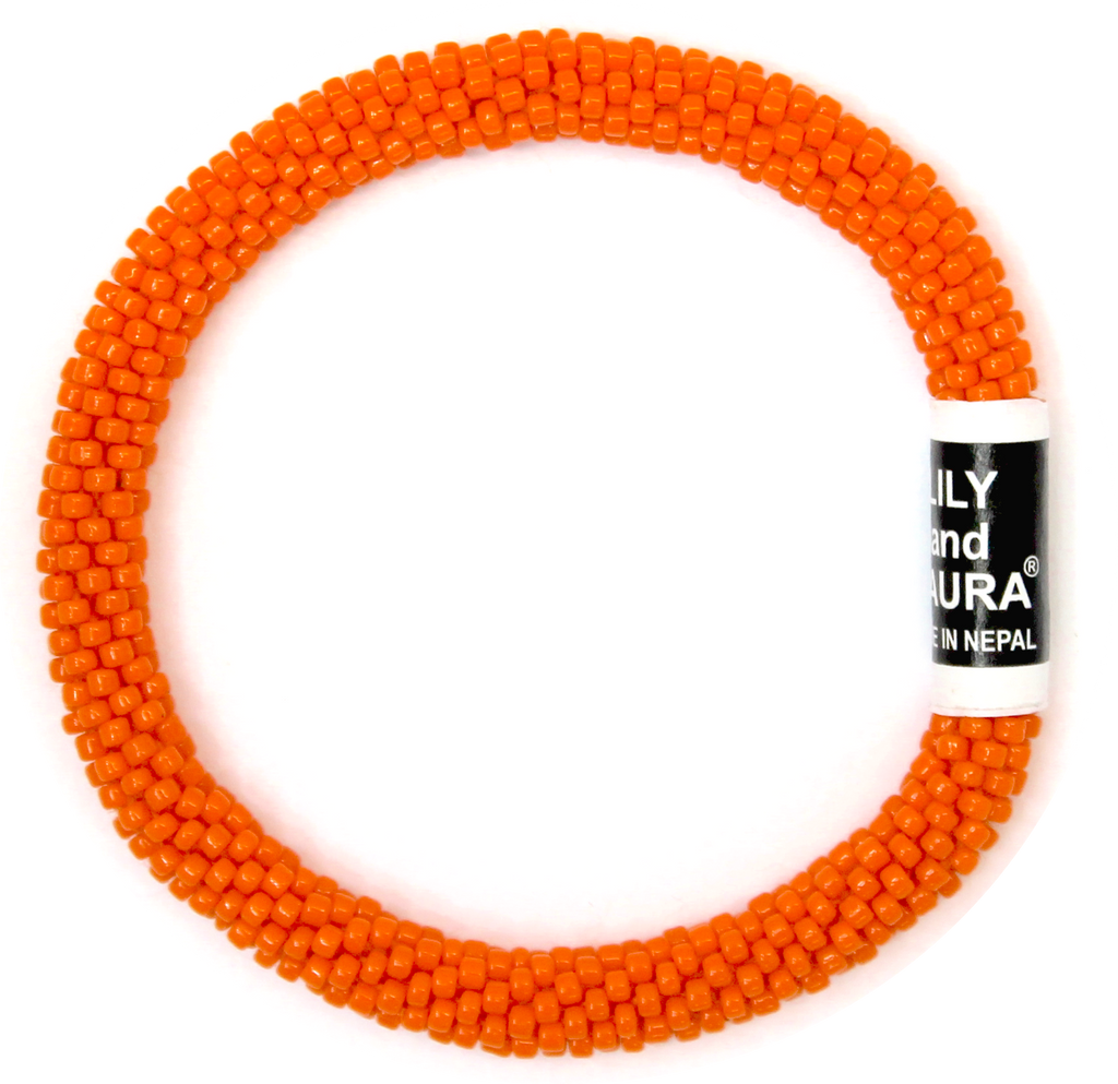 Lily and Laura Bright Orange Solid