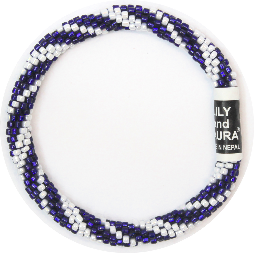 Lily and Laura Navy and White Galaxy