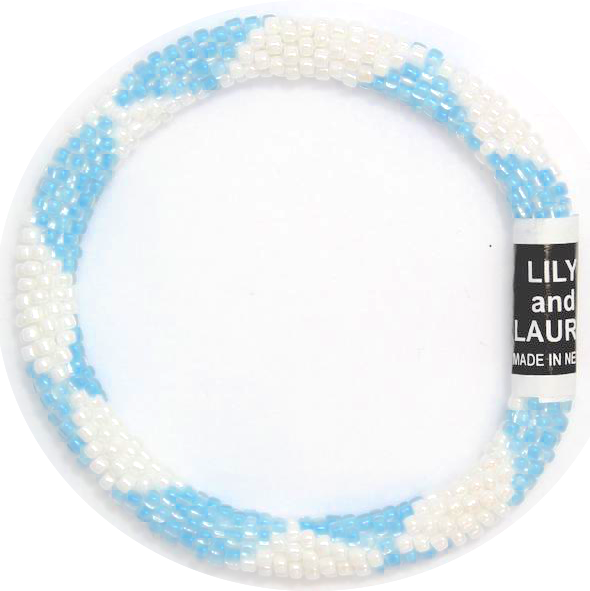 Lily and Laura Carolina Blue and White