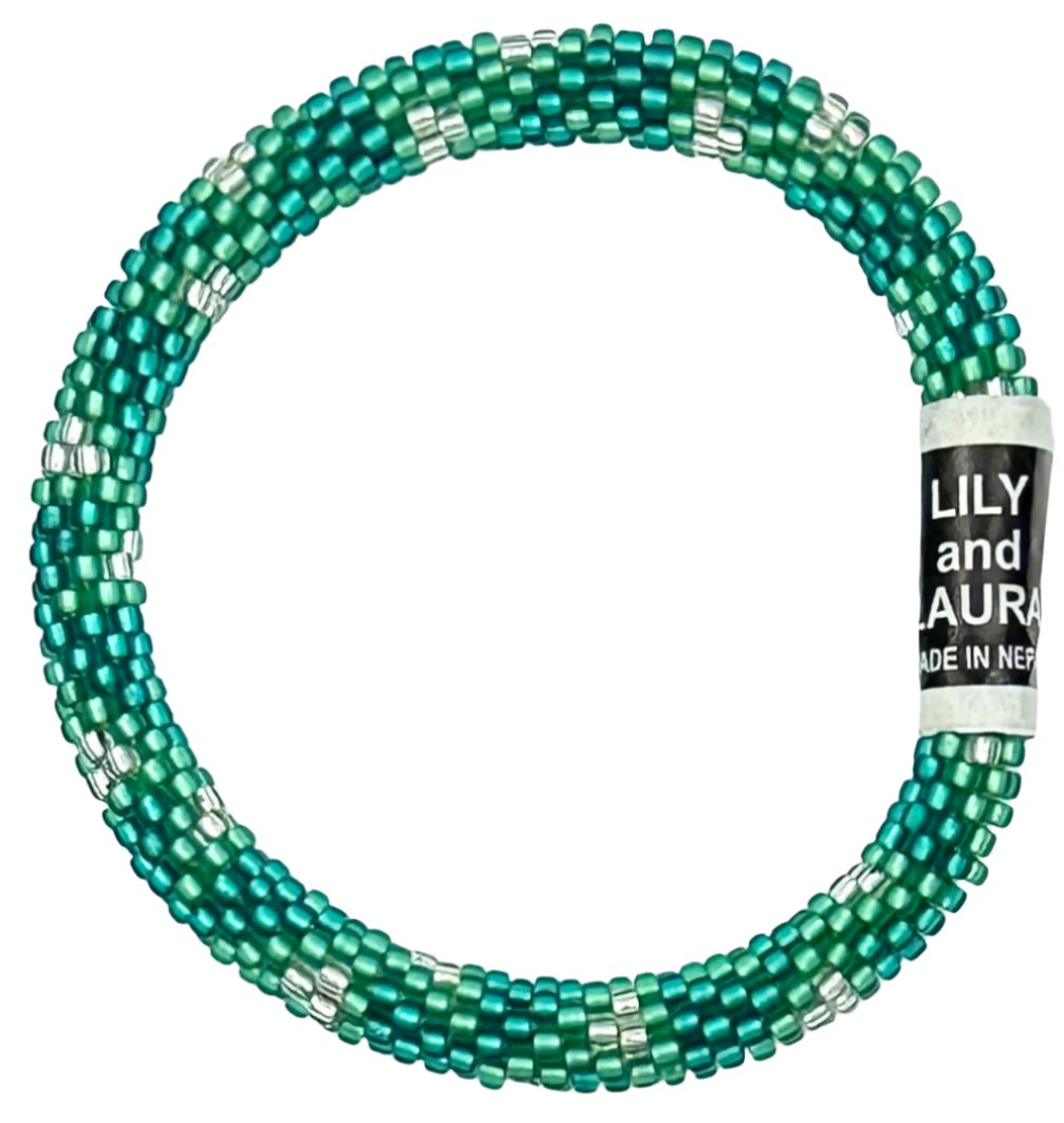 Lily and Laura Holiday Green Sparkle