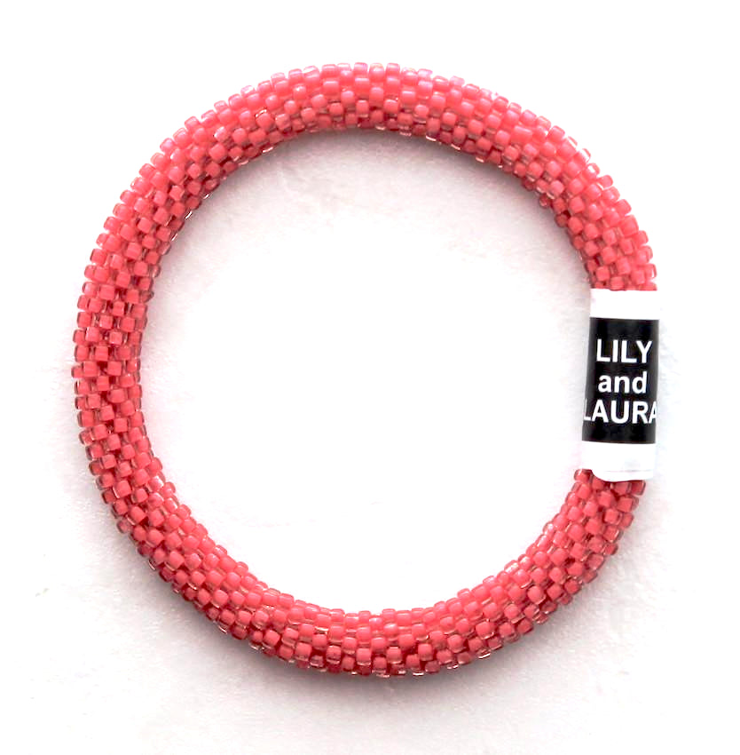 Lily and Laura Pink Coral Solid