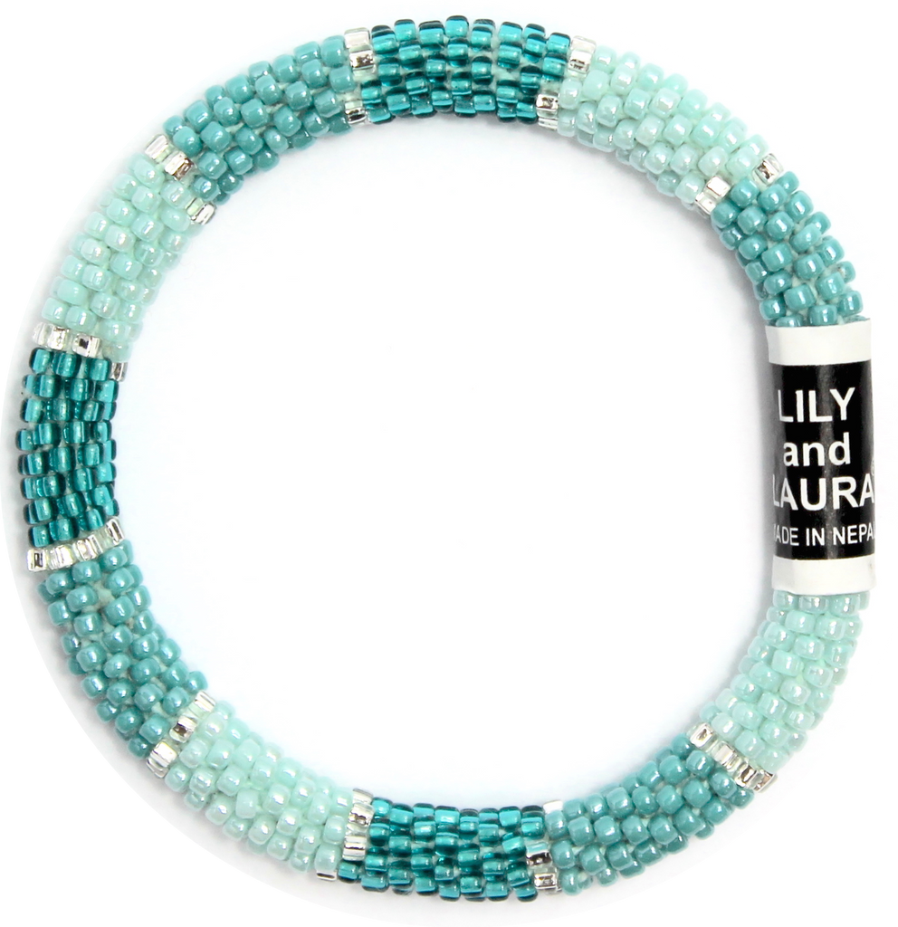 8" Extended Size Lily and Laura Modern Turquoise