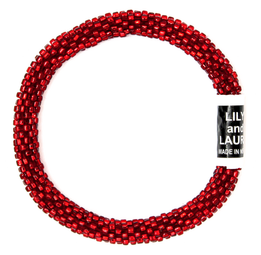 8" Extended Size Lily and Laura July Ruby Red