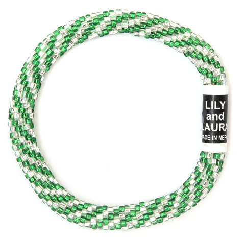 Lily and Laura Emerald and Silver Spiral