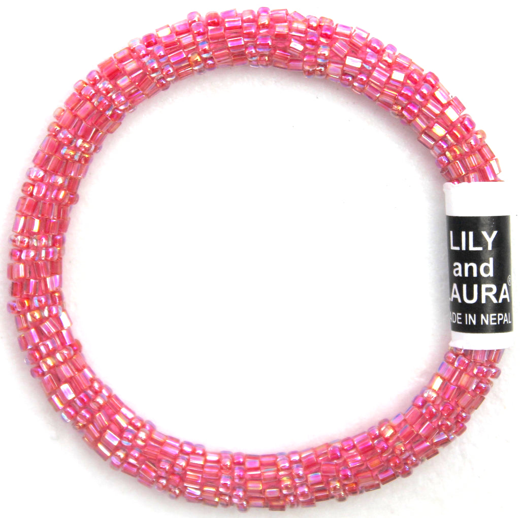 Lily and Laura Rainbow Blush Pink Cut and Round