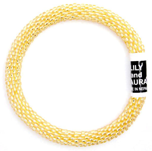 Lily and Laura Buffed Gold Solid