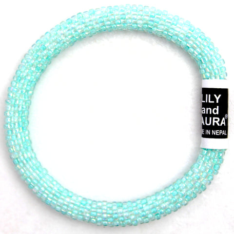 Lily and Laura Rainbow Blue Mint Solid