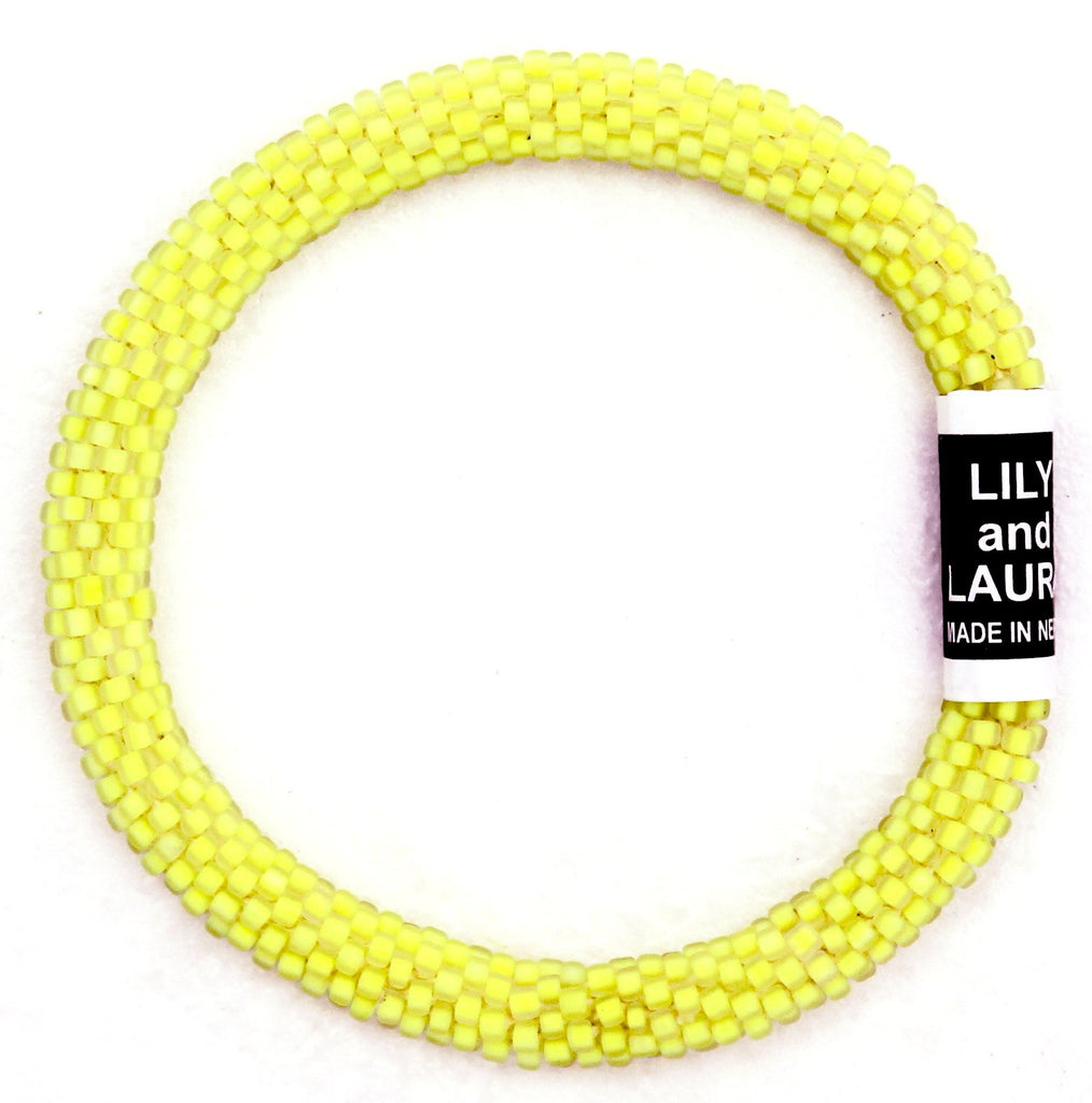 Lily and Laura Matte Neon Yellow