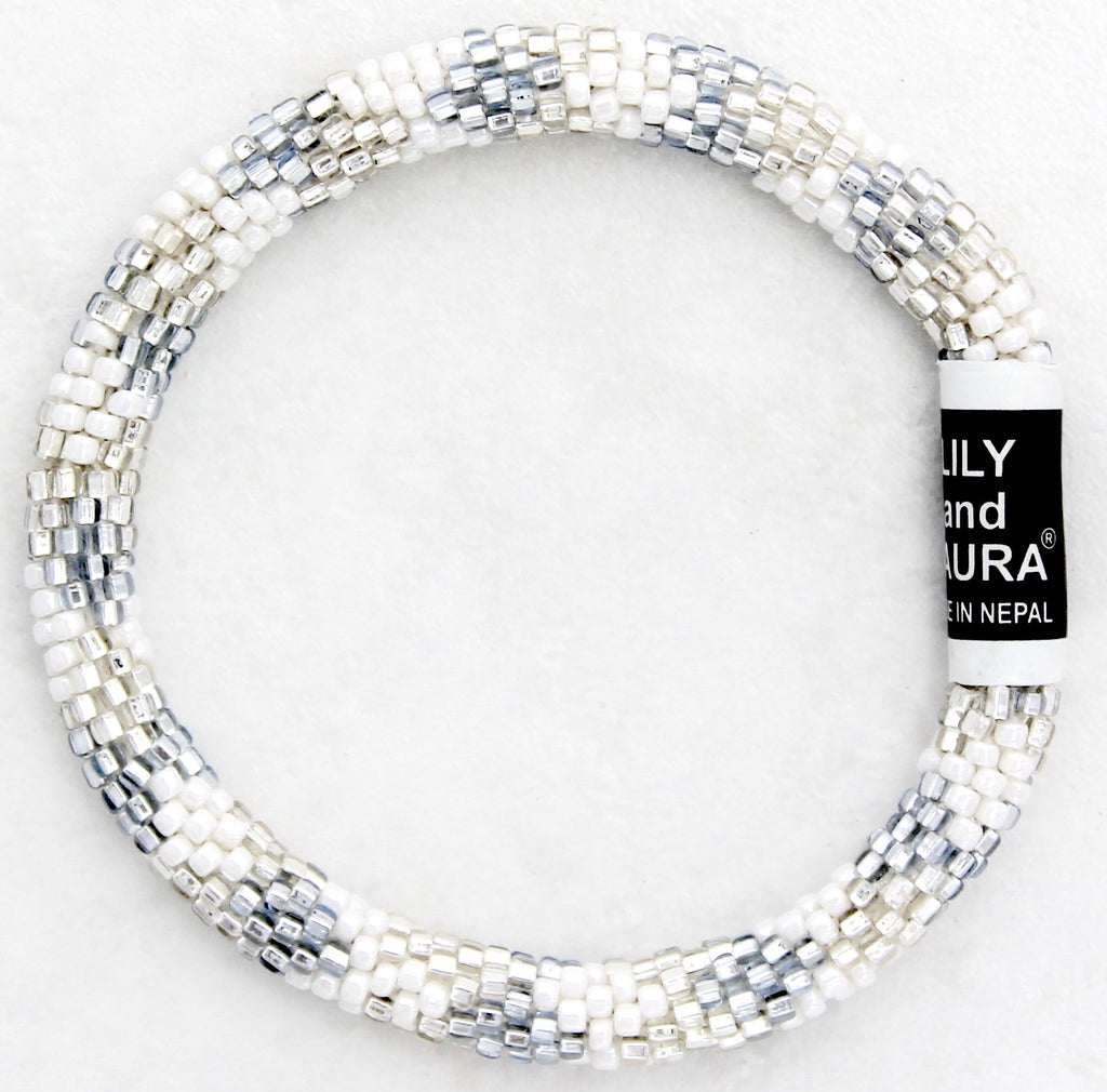 Lily and Laura Icy Blue and Silver Little Diamonds