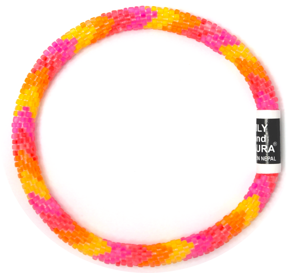Lily and Laura Neon Sunset Anklet