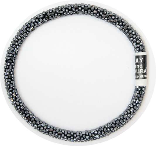 Lily and Laura Hematite Anklet