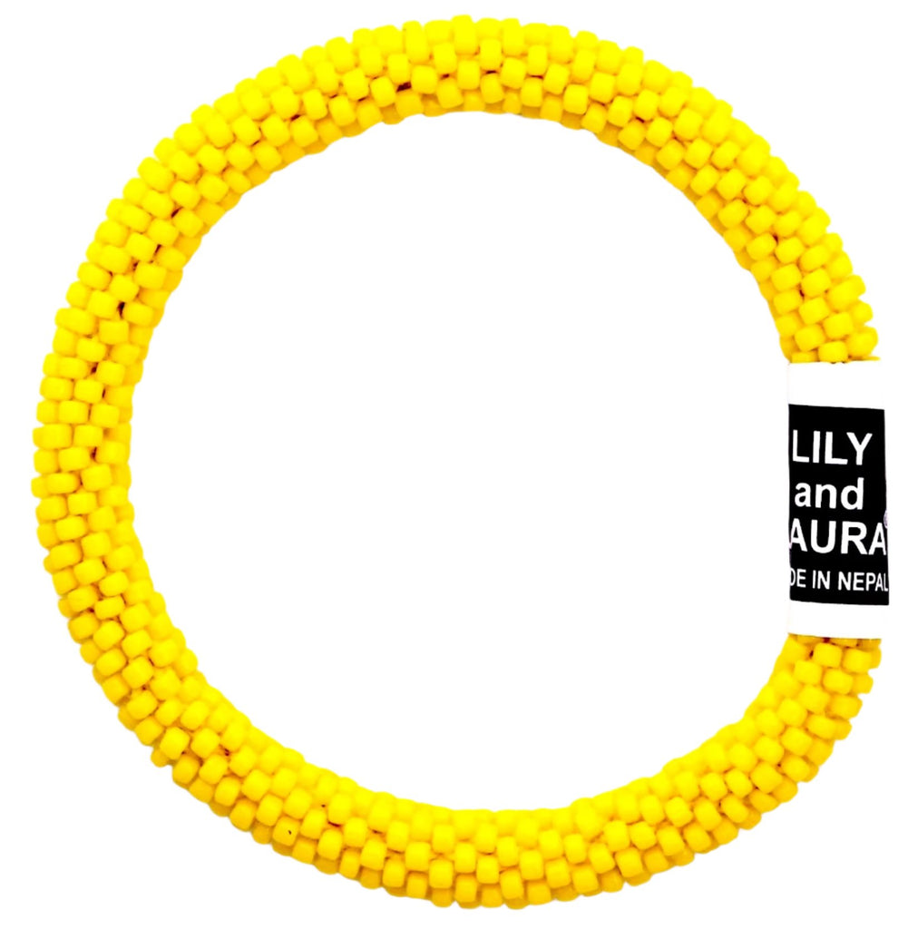 8" Extended Size Lily and Laura Sunshine Yellow Solid