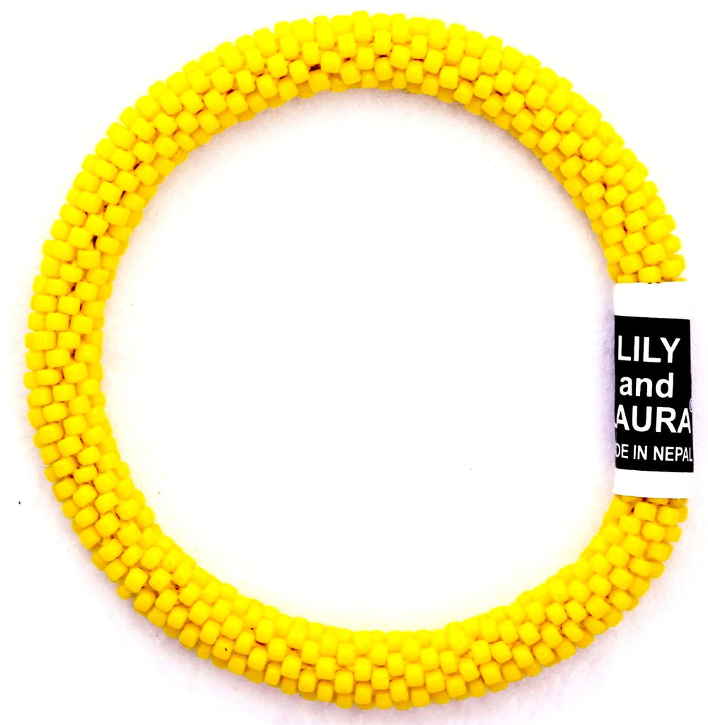 8" Extended Size Lily and Laura Sunshine Yellow Solid
