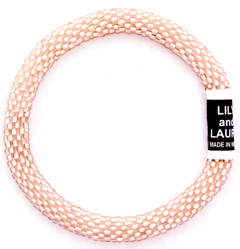 8" Extended Size Lily and Laura Buffed Rose Gold Solid