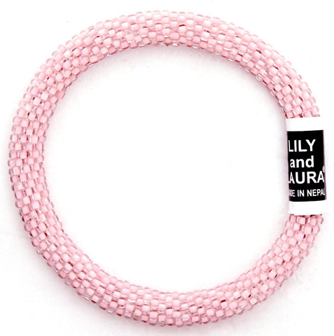 Lily and Laura Clear Pastel Pink Solid