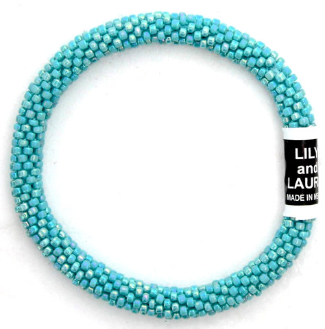 Lily and Laura Rainbow Turquoise Solid