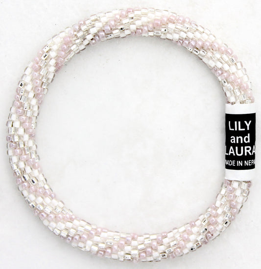 Lily and Laura Light Purple Mauve Spiral