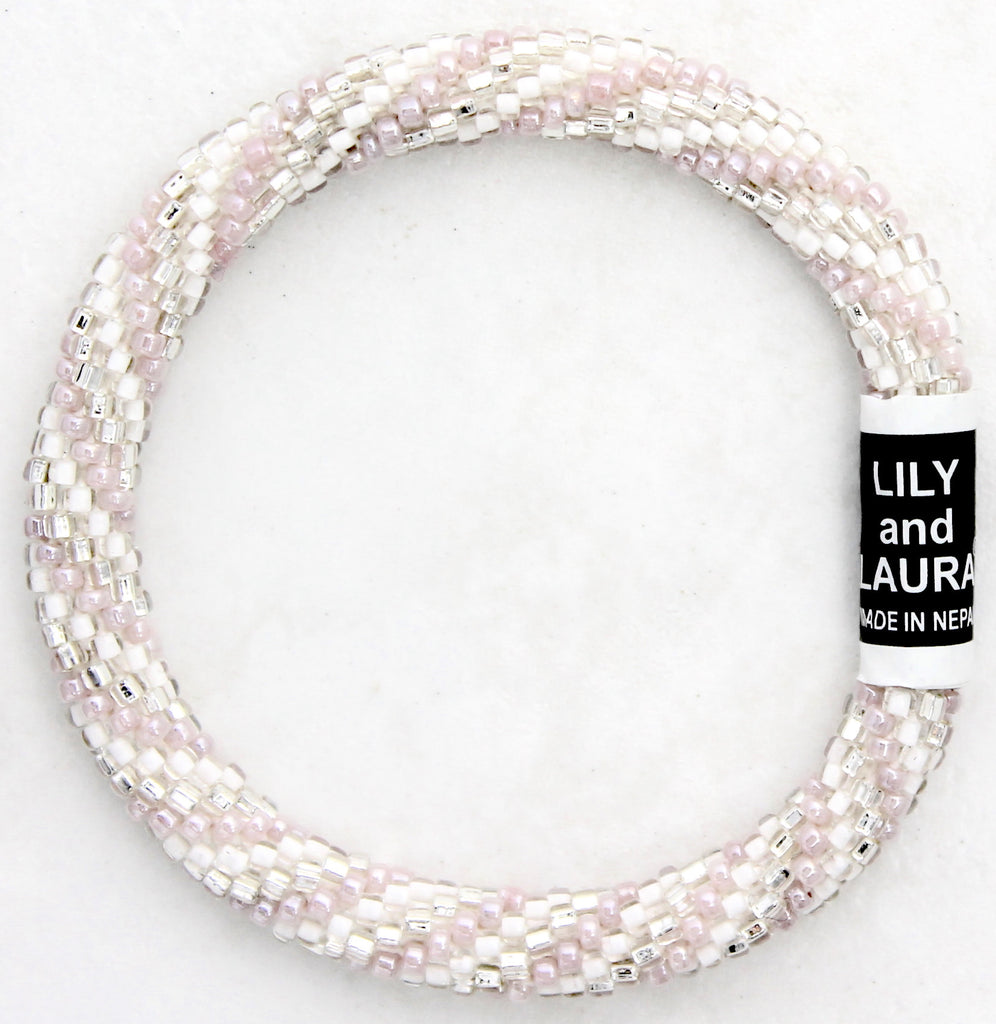 Lily and Laura Light Purple Mauve Spiral