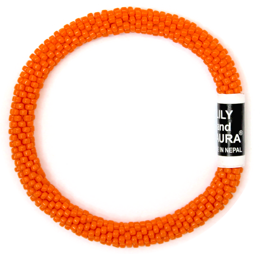 Lily and Laura Bright Orange Solid
