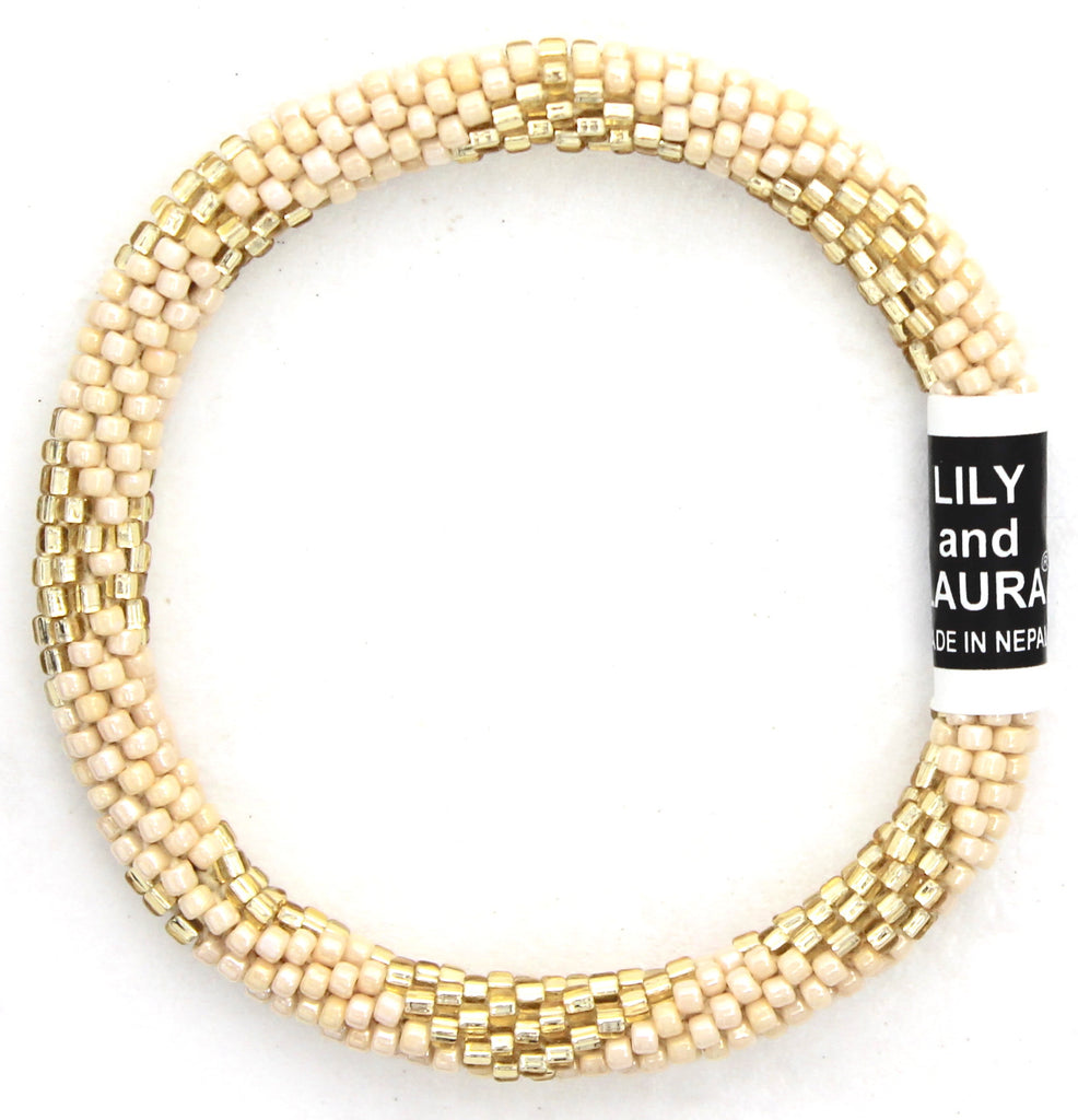 Lily and Laura Nude and Gold Big Diamonds