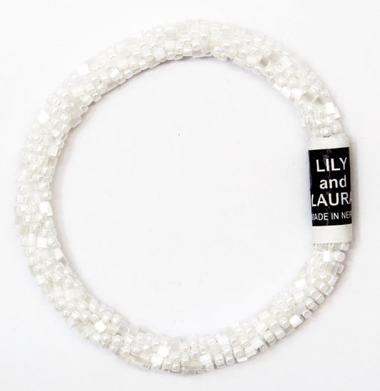 8" Extended Size Lily and Laura Seafoam and Shells Spiral