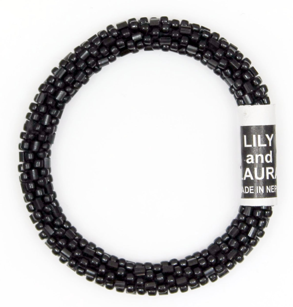 Mini Lily and Laura Black Cut and Round Bead