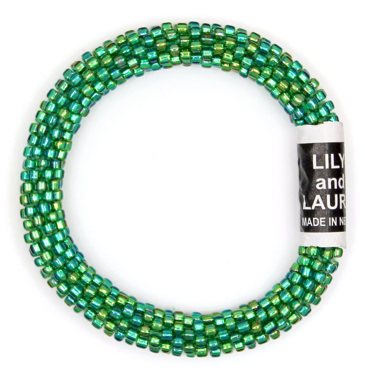 Mini Lily and Laura Rainbow Green Solid