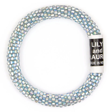 Lily and Laura Icy Blue Rainbow Silver Mini