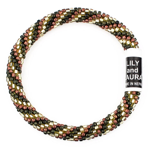 Lily and Laura Copper, Bronze and Gold Spiral