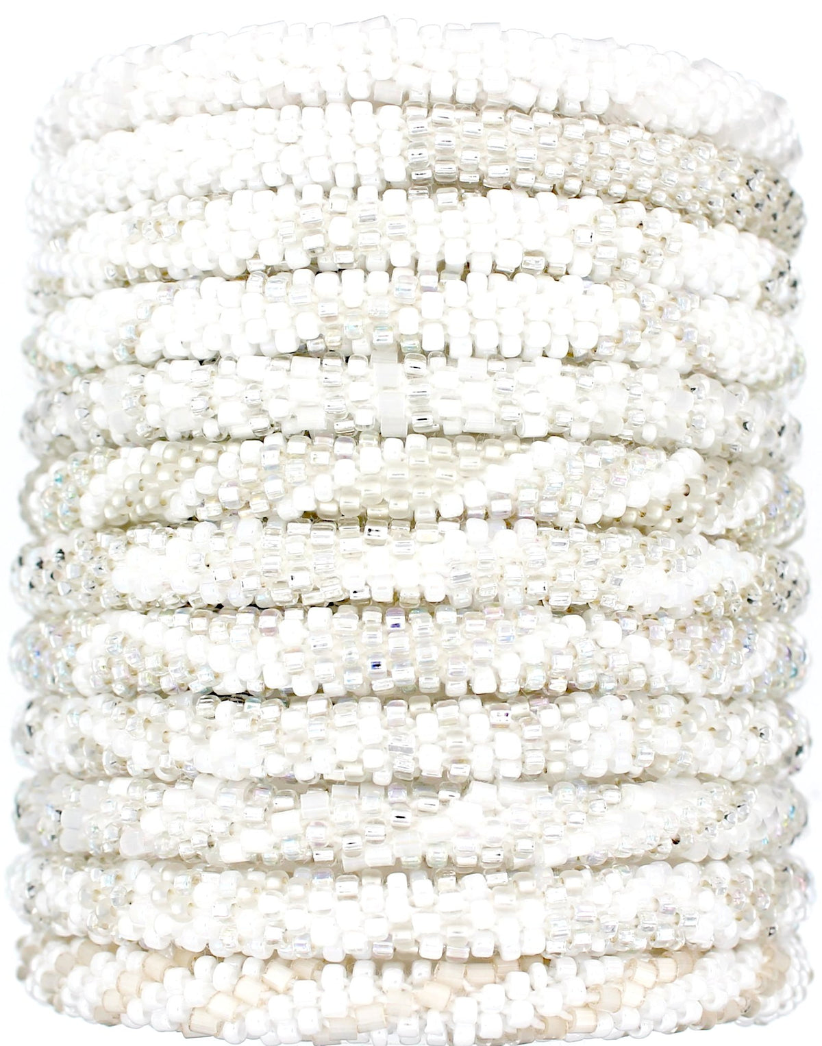 Silver/White Assortment of 12
