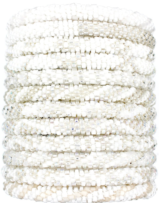 Silver/White Assortment of 12