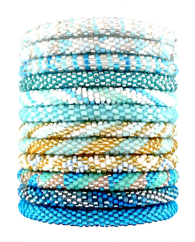 Light Ocean and Sky Blue Assortment of 12