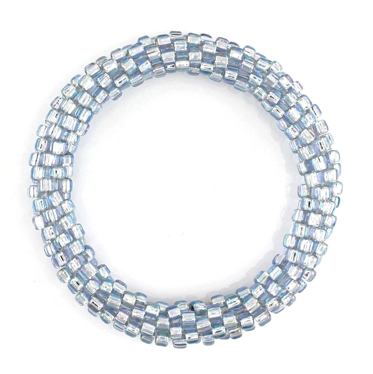 Lily and Laura Icy Blue Rainbow Mega Bead