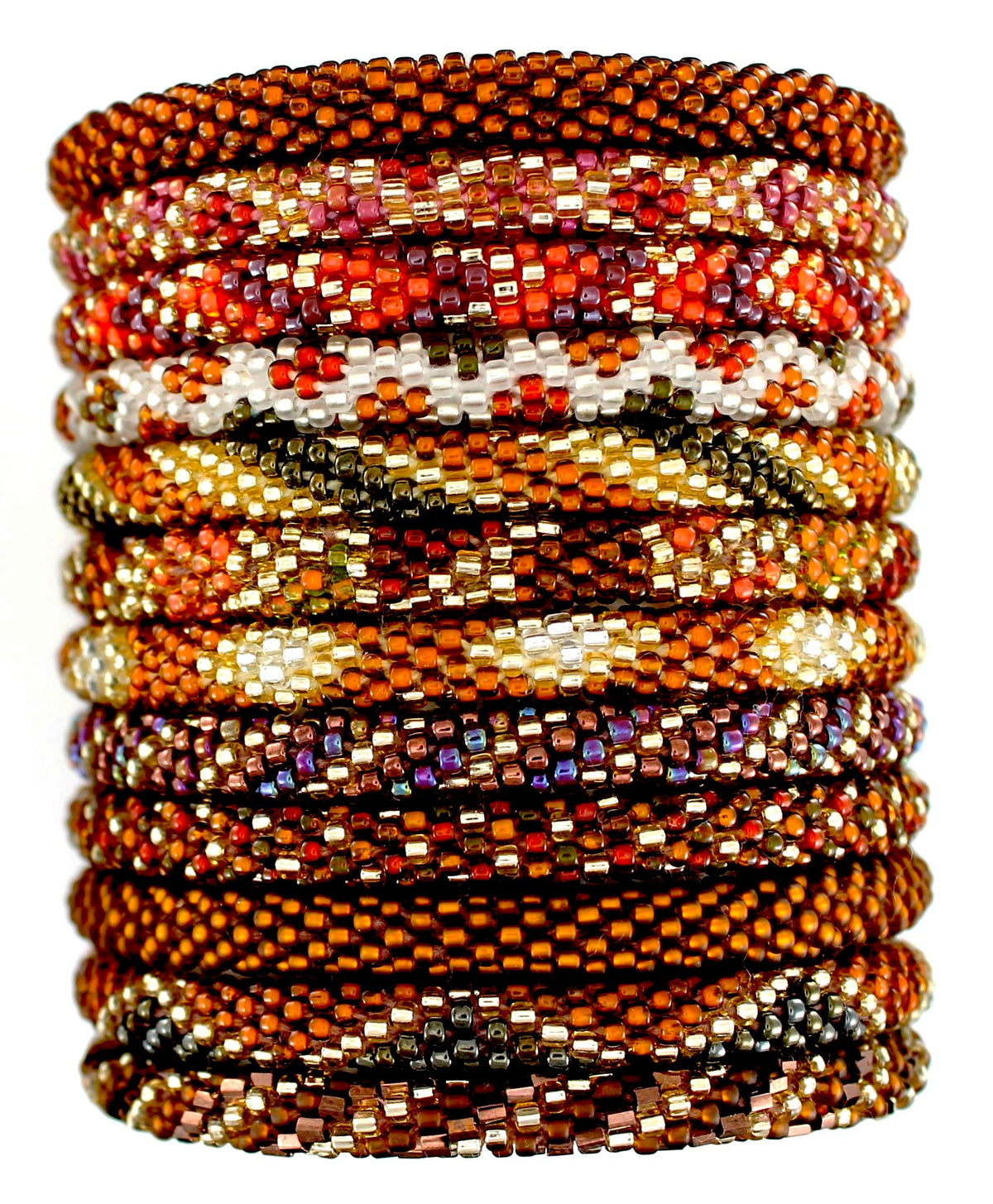 Maple Brown and Autumn Assortment of 12