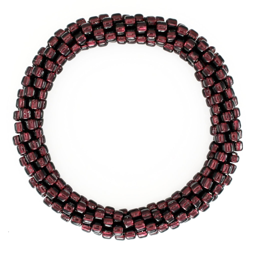 Rich Maroon Solid Mega Bead