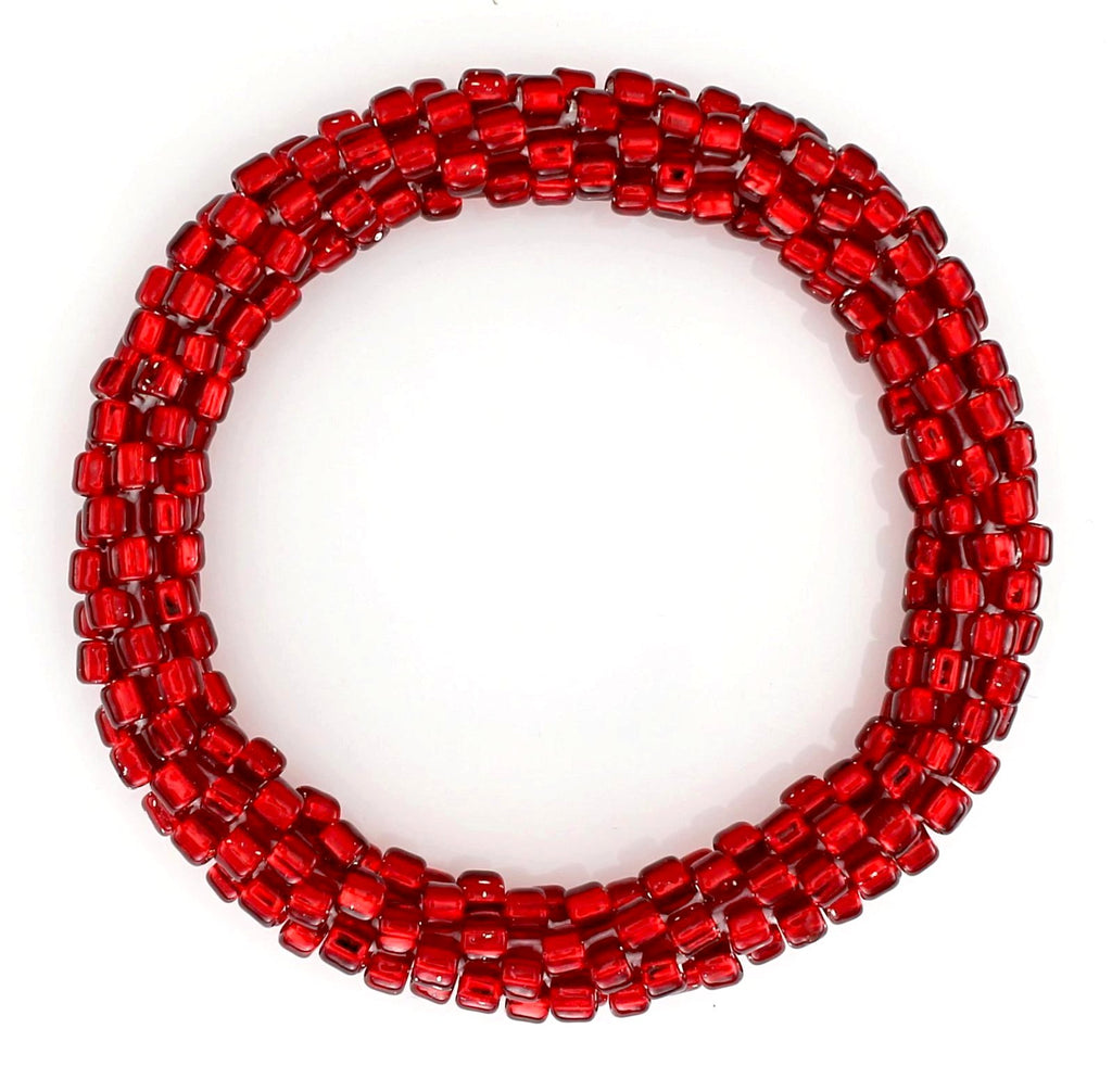 Lily and Laura July Ruby Red Mega Bead
