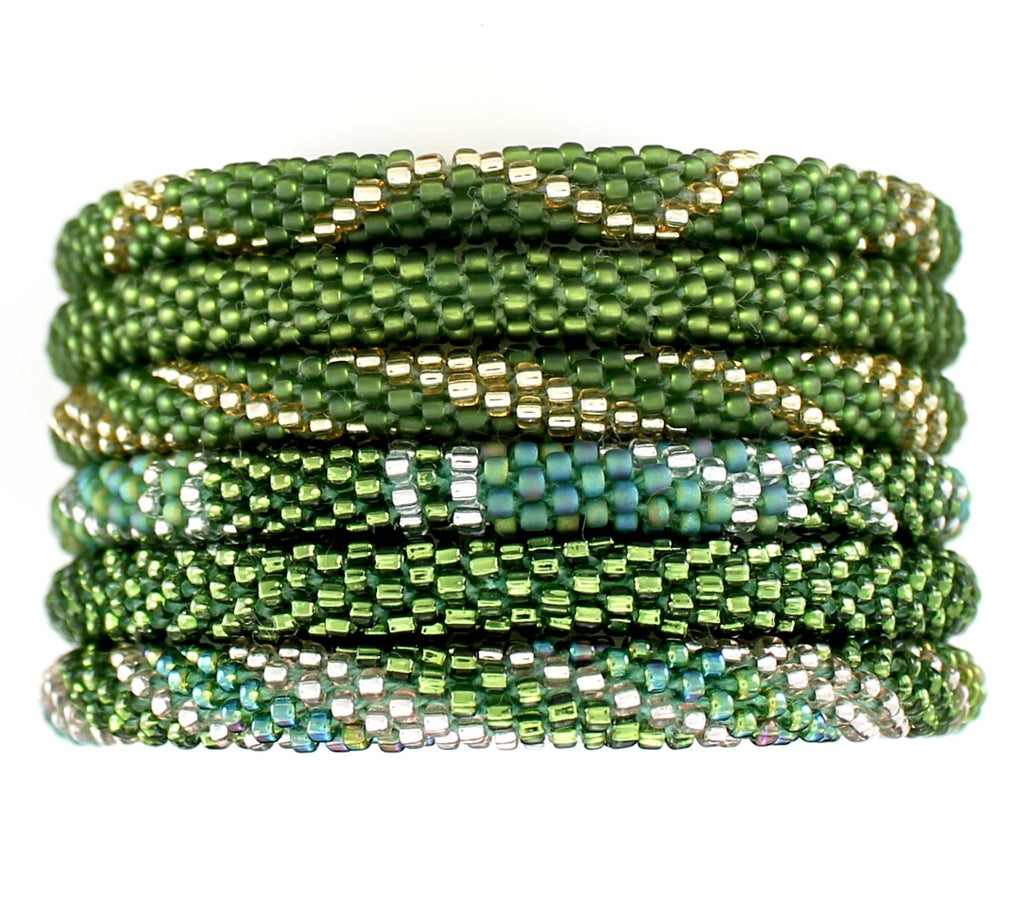 Olive Green Assortment of 6