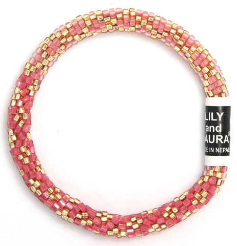 8" Extended Size  Lily and Laura Pink Coral Duet