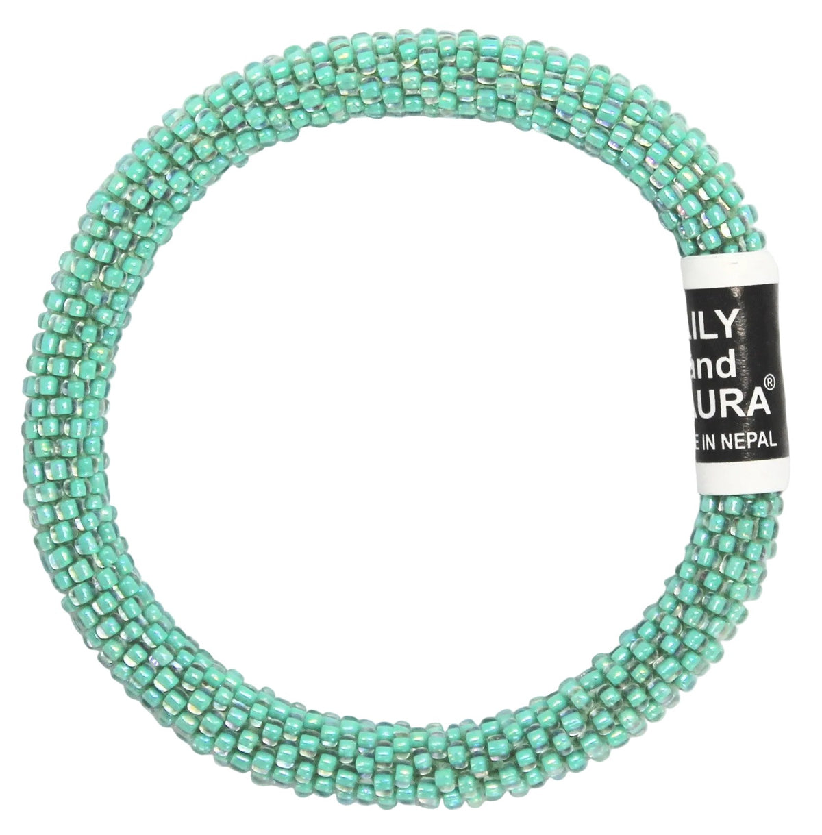 Lily and Laura Rainbow Green Mint Solid