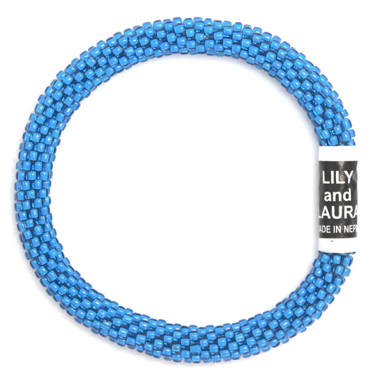Lily and Laura Aqua Blue Solid