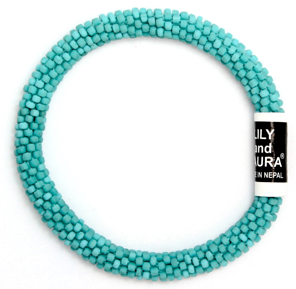 Lily and Laura Matte Turquoise Solid