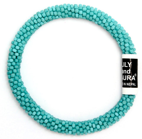 Lily and Laura Matte Turquoise Solid