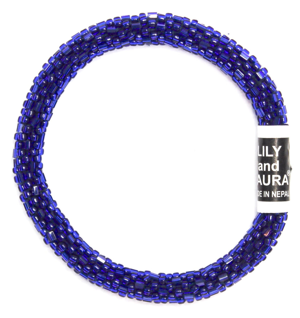 8" Extended Size Lily and Laura Round and Cut Bright Royal Blue