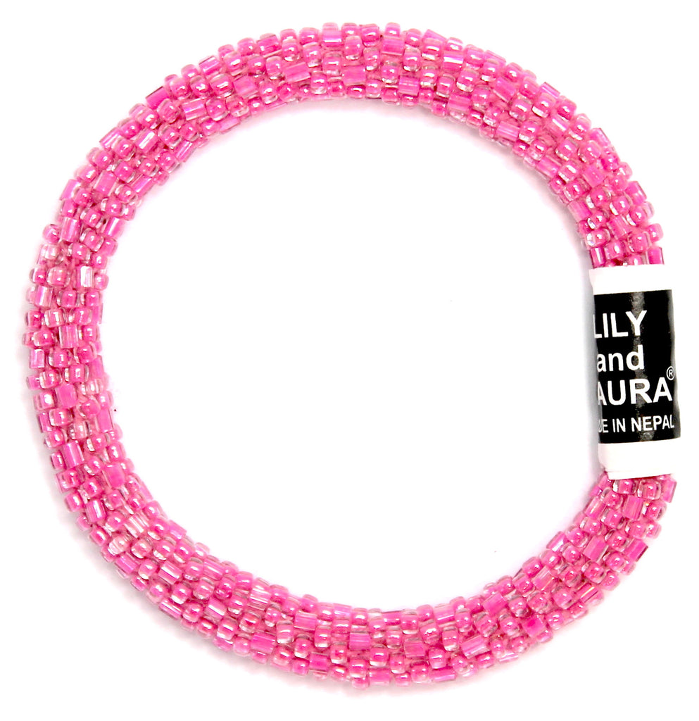 Lily and Laura Round and Cut Bright Pink