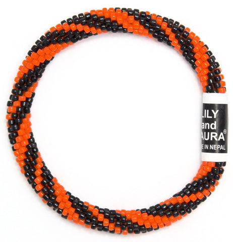 Lily and Laura Black and Orange Galaxy