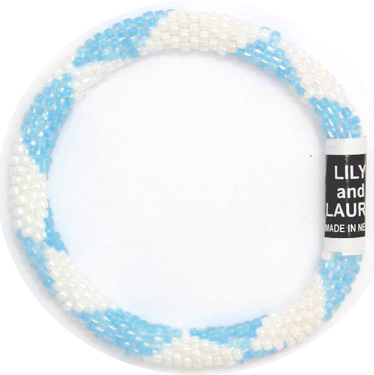 Lily and Laura Carolina Blue and White