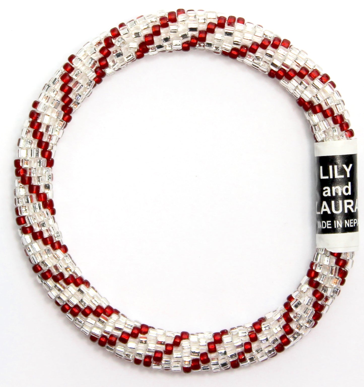 Lily and Laura Silver Candy Cane