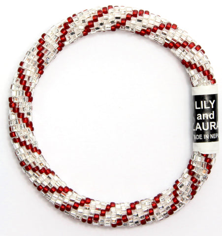 Lily and Laura Silver Candy Cane
