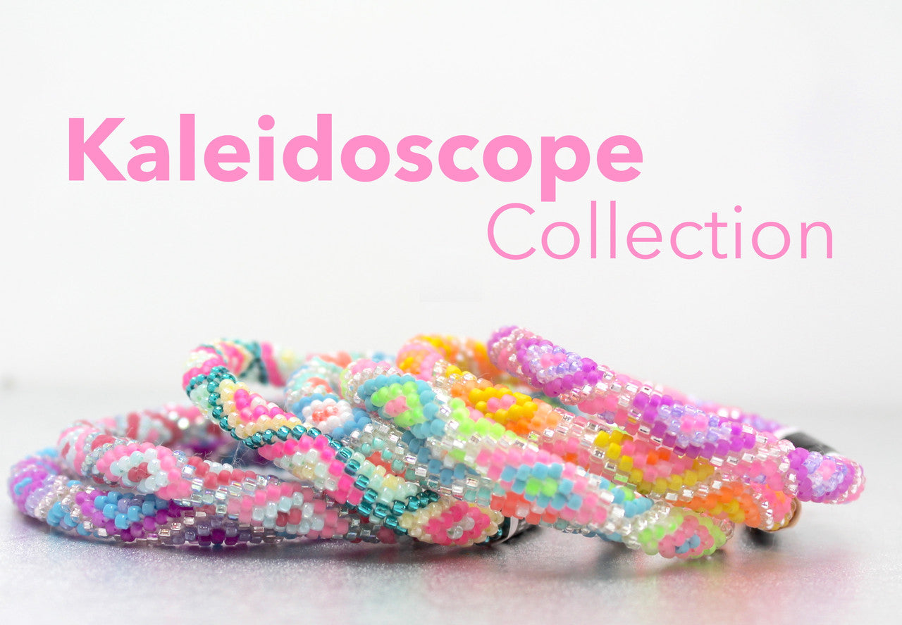 neon patterned bracelets